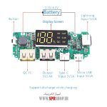 BOARD MODULE POWER BANK TYPE-C + CHARGER LCD H961 - Image 2
