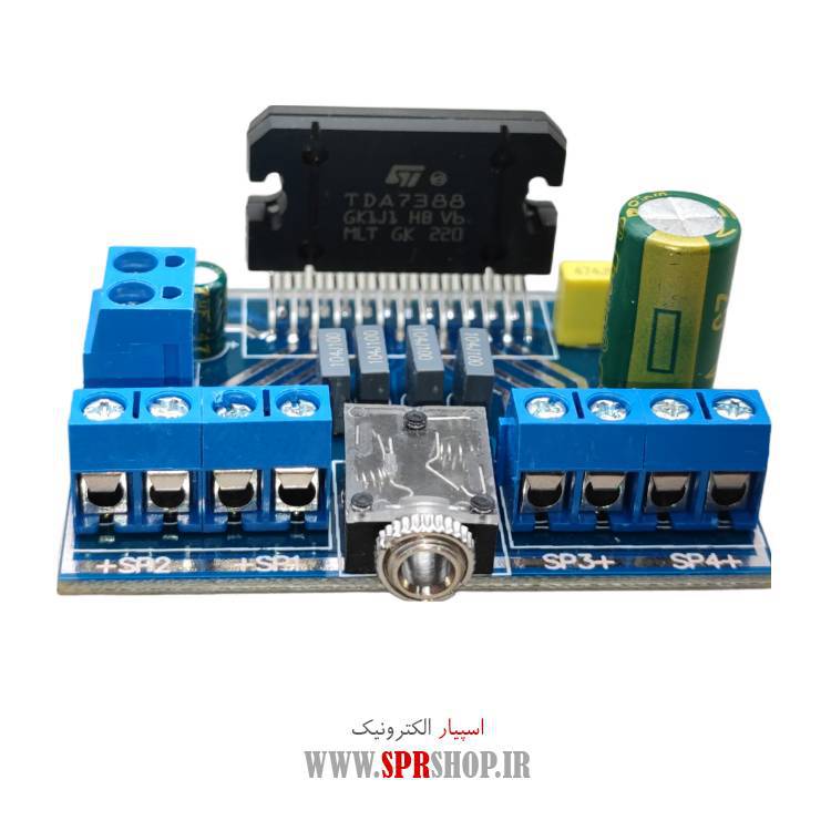 BOARD MODULE AMPLIFIER TDA 7388 4-45W 12V(min) BOARD MODULE AMPLIFIER TDA 7388 4*45W 12V - Image 1