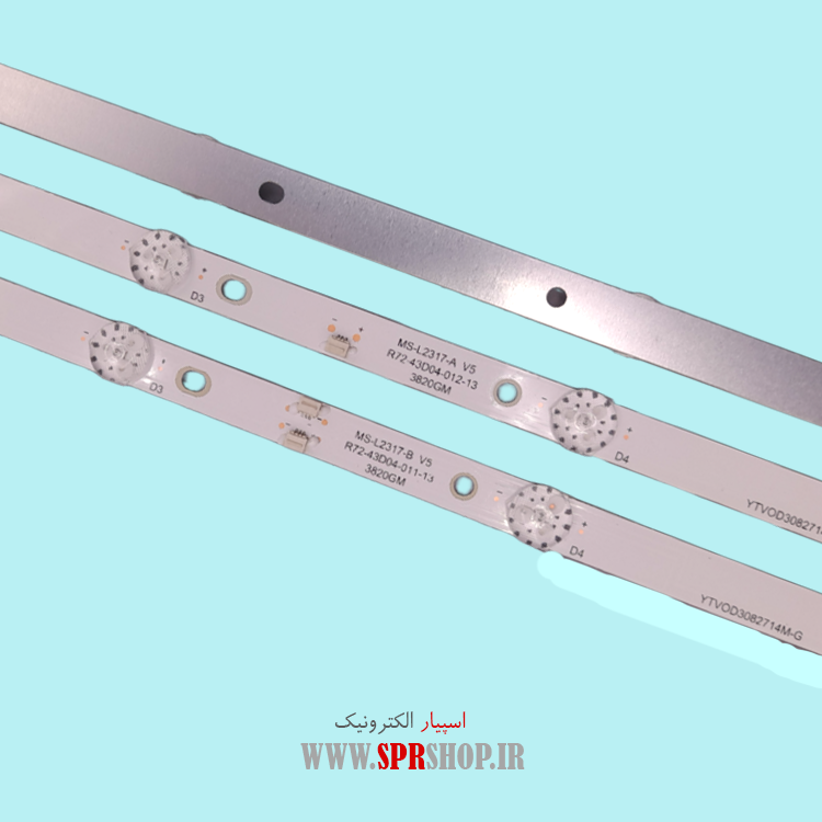 LED BAR STAR TRACK 43 ST-43D-NJ1200 38LED 6V 828MM(min) LED BAR STAR TRACK 43" ST-43D-NJ1200 3*8LED 6V 828MM - Image 1