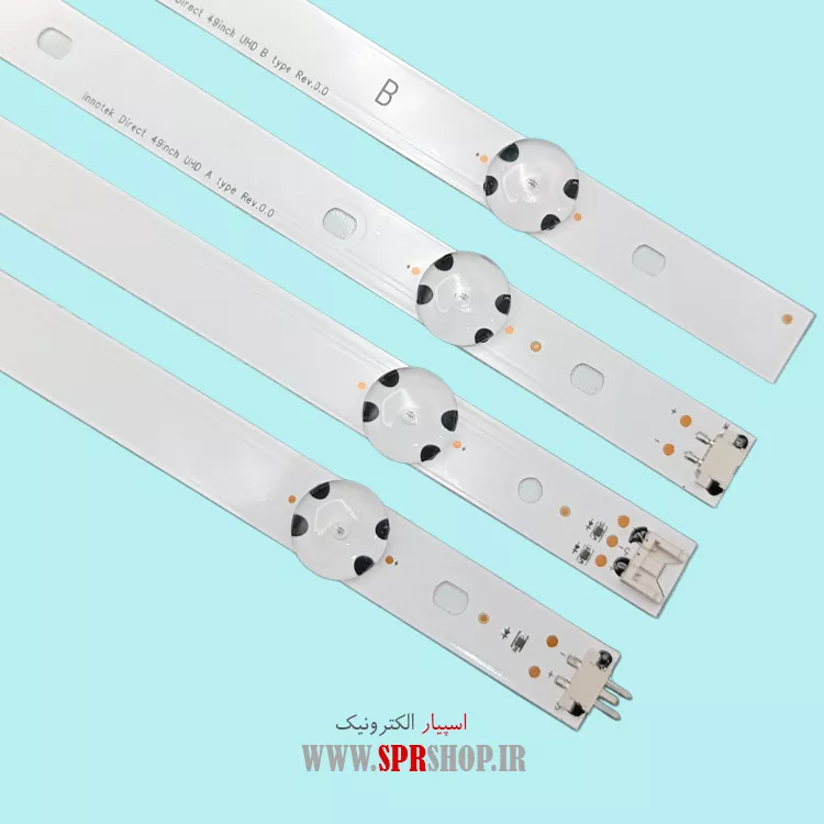 LG 49 UJ6300UA LF5100 49LED(5+4)3V A555-B440MM LED BAR LG 49" UJ6300UA LF5100 4*9LED(5+4)3V A:555-B:440MM - Image 1